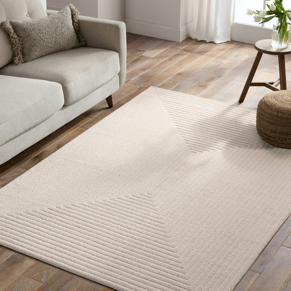 Jaipur Living Petros Archias PTR06 Cream Area Rug Lifestyle Image Feature