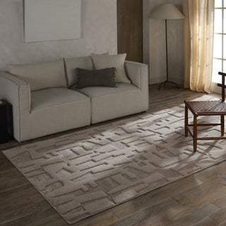 Jaipur Living Petros Corsen PTR07 Gray/ Area Rug Lifestyle Image