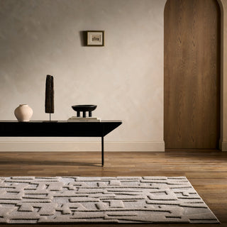 Jaipur Living Petros Corsen PTR07 Gray/ Area Rug Lifestyle Image
