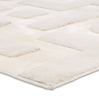 Jaipur Living Petros Braen PTR08 Ivory/ Area Rug Corner Image