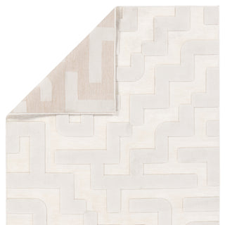 Jaipur Living Petros Braen PTR08 Ivory/ Area Rug Backing Image