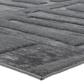 Jaipur Living Petros Cade PTR09 Gray/ Area Rug Corner Image