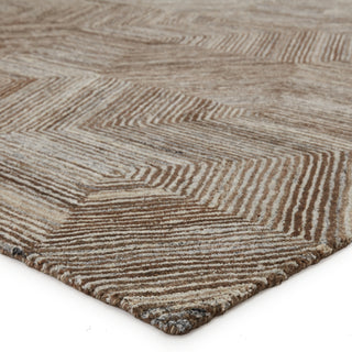 Jaipur Living Pathways by Verde Home Rome PVH05 Brown/Light Gray Area Rug Corner Image