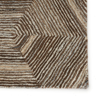 Jaipur Living Pathways by Verde Home Rome PVH05 Brown/Light Gray Area Rug Detail Image
