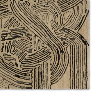 Jaipur Living Pathways Kathmandu PVH12 Light Brown/Black Area Rug by Verde Home Detail Image