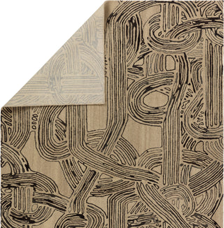 Jaipur Living Pathways Kathmandu PVH12 Light Brown/Black Area Rug by Verde Home Backing Image