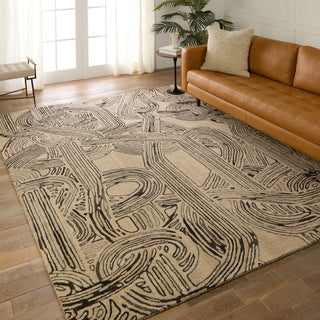 Jaipur Living Pathways Kathmandu PVH12 Light Brown/Black Area Rug by Verde Home Lifestyle Image Feature