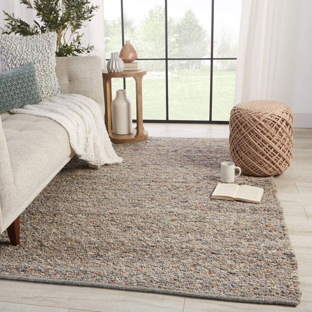 Jaipur Living Quiet Time Hadren QTM01 Gray/Brown Area Rug Lifestyle Image Feature