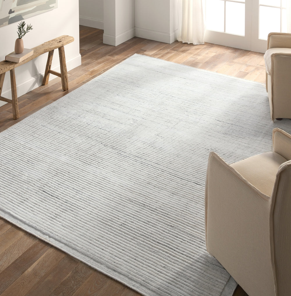 Jaipur Living Racka Vayda RAC01 Ivory/Gray Area Rug Lifestyle Image Feature