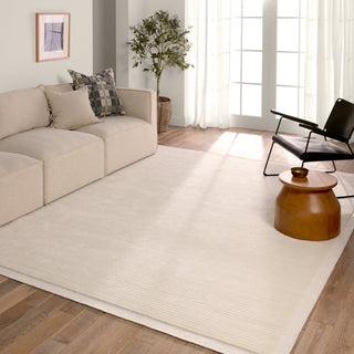 Jaipur Living Racka Vayda RAC03 Ivory Area Rug Lifestyle Image Feature