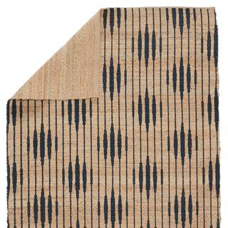 Jaipur Living Raya Atolia RAY01 Natural/Navy Area Rug Backing Image