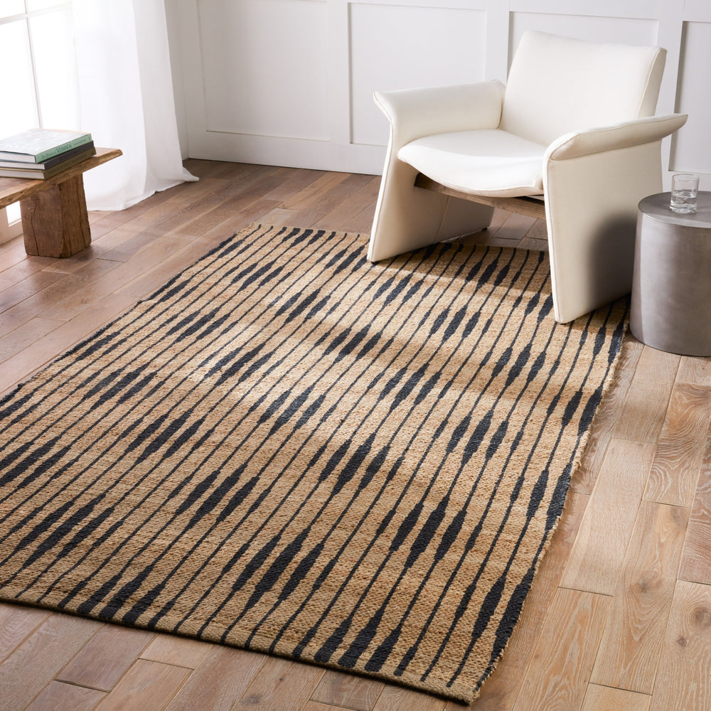 Jaipur Living Raya Atolia RAY01 Natural/Navy Area Rug Lifestyle Image Feature