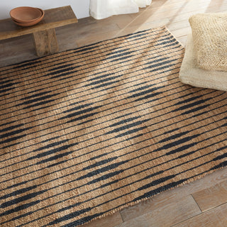 Jaipur Living Raya Atolia RAY01 Natural/Navy Area Rug Lifestyle Image