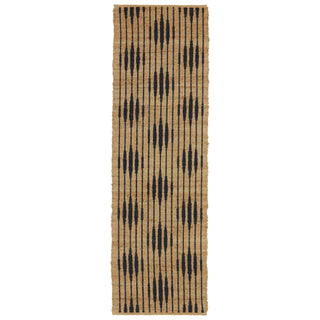 Jaipur Living Raya Atolia RAY01 Natural/Navy Area Rug Runner Image