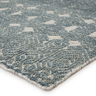 Jaipur Living Reign Abelle REI12 Teal/Light Gray Area Rug Corner Image