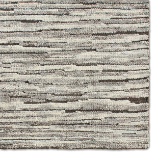 Jaipur Living Reign Ramsay REI13 Dark Gray/Ivory Area Rug Detail Image