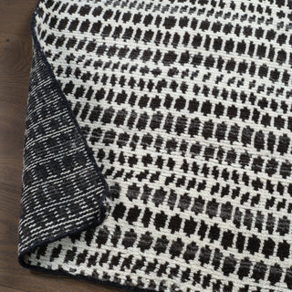 Jaipur Living Reverb Kinetic REP01 Black/Ivory Area Rug by Pollack Lifestyle Image