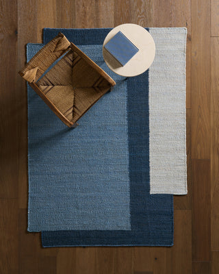 Jaipur Living Refined Layers Badal RFL02 Blue Area Rug Room Scene 2