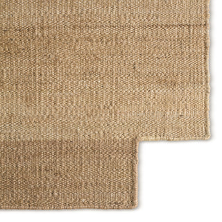 Jaipur Living Refined Layers Badal RFL03 Tan / Beige Area Rug Corner