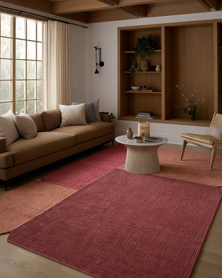 Jaipur Living Refined Layers Davi RFL04 Red Area Rug Room Scene Feature