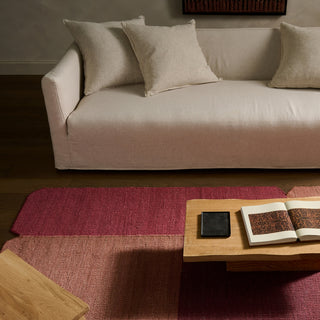 Jaipur Living Refined Layers Davi RFL04 Red Area Rug Room Scene 2