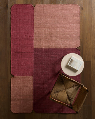 Jaipur Living Refined Layers Davi RFL04 Red Area Rug Room Scene 2