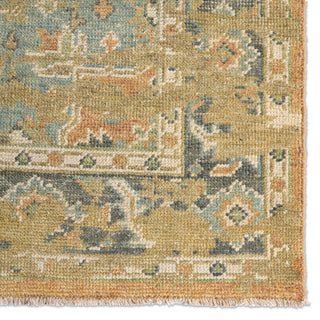 Jaipur Living Rhapsody Cadenza RHA02 Orange/Blue Area Rug Detail Image