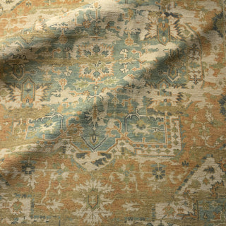 Jaipur Living Rhapsody Cadenza RHA02 Orange/Blue Area Rug Lifestyle Image Feature