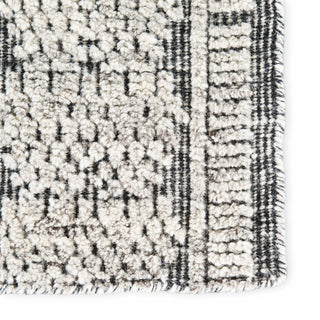 Jaipur Living Rize Torsby RIZ01 Black/Ivory Area Rug Detail Image