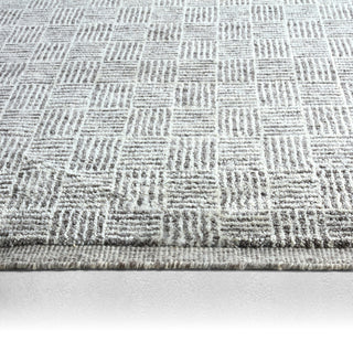 Jaipur Living Rize Mugler RIZ05 Ivory/Black Area Rug Backing Image