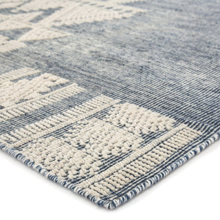 Jaipur Living Rize Torsby RIZ07 Blue/Ivory Area Rug Corner Image