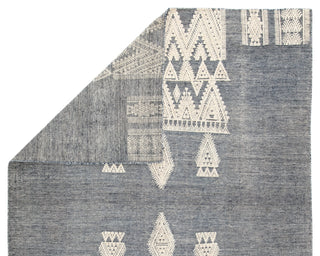Jaipur Living Rize Torsby RIZ07 Blue/Ivory Area Rug Backing Image
