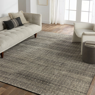 Jaipur Living Rize Akello RIZ12 Black Area Rug Lifestyle Image