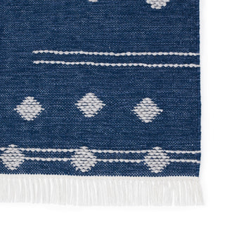 Jaipur Living Revelry Calli RVR02 Blue/White Area Rug Detail Image