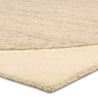 Jaipur Living Reyner Haryana RYN03 Tan/White Area Rug Corner Image