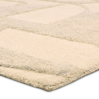 Jaipur Living Reyner Pali RYN04 Tan/White Area Rug Corner Image