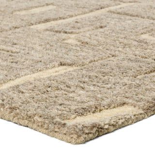 Jaipur Living Reyner Whimsy RYN05 Taupe Machine Washable Area Rug Corner Image