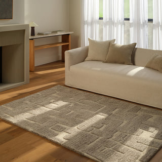 Jaipur Living Reyner Whimsy RYN05 Taupe Machine Washable Area Rug Main Image
