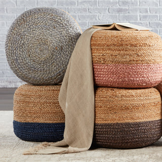 Jaipur Living Saba SAA11 Pouf Lifestyle Image Feature