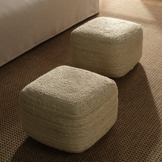Jaipur Living Saba SAA22 Pouf Lifestyle Image