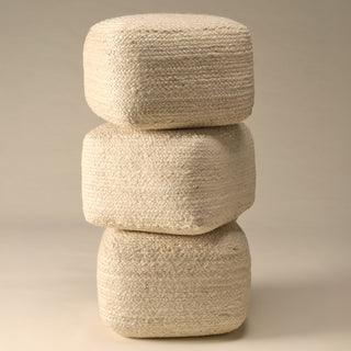 Jaipur Living Saba SAA22 Pouf Lifestyle Image