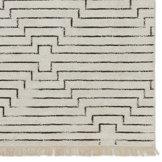 Jaipur Living Satellite Alloy SAT02 White/Black Area Rug Detail Image