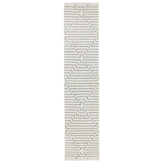 Jaipur Living Satellite Alloy SAT02 White/Black Area Rug Runner Image