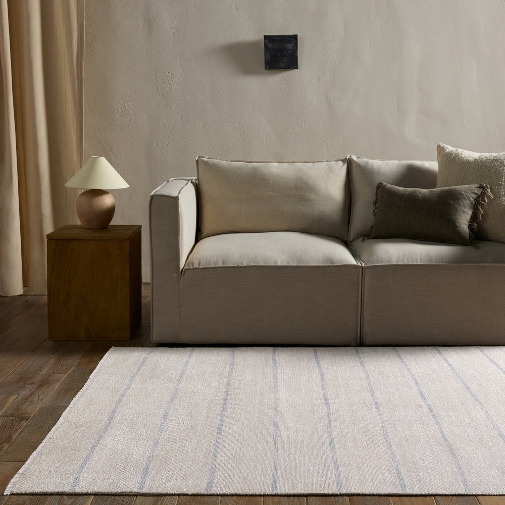 Jaipur Living Saveen Ryn SAV02 Ivory/Blue Machine Washable Area Rug by Label J Room Scene Feature