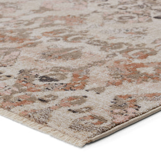 Jaipur Living Sanaa By Nikki Chu Asani SBC01 Tan/Light Pink Area Rug Corner Image