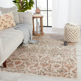 Jaipur Living Sanaa By Nikki Chu Asani SBC01 Tan/Light Pink Area Rug Lifestyle Image Feature