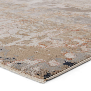 Jaipur Living Sanaa By Nikki Chu Yarden SBC04 Tan/Gray Area Rug Corner Image