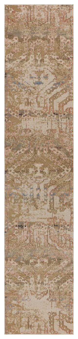 Jaipur Living Sanaa By Nikki Chu Yarden SBC04 Tan/Gray Area Rug Runner Image