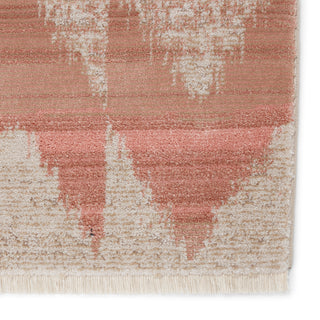 Jaipur Living Sanaa By Nikki Chu Zevi SBC05 Pink/Beige Area Rug Detail Image