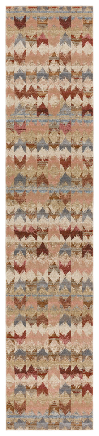 Jaipur Living Sanaa By Nikki Chu Zevi SBC05 Pink/Beige Area Rug Runner Image